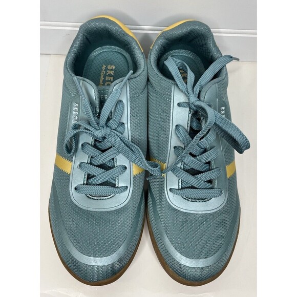 SKECHERS Shoes - Skechers Zinger 2.0 Pearlescent Path Blue/Yellow Womens Size 7.5 Sneaker 174